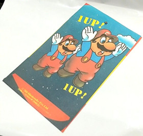(Game Item) Sticker, Super Mario Bros 2 mushroom 1986, Amada, Mint, Famicom Card