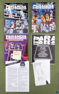 PARANOIA RPG LOT: Adventure GM Handbooks, Screens West End Games
