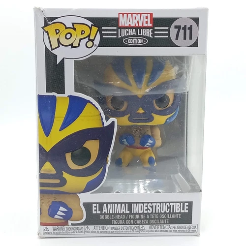 Funko Pop! El Animal Indestructible 711 Marvel Lucha Libre Wolverine CAJA DAÑADA