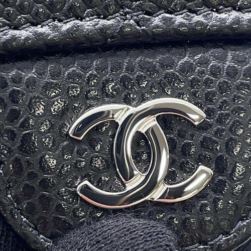 CHANEL Tri-fold wallet Size Small Calfskin Black AP0231 - Imagen 6 de 9