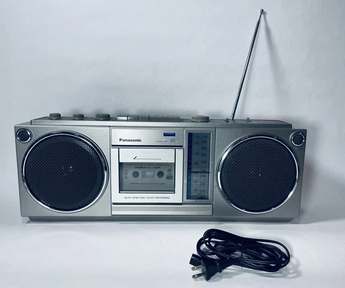 Vintage Panasonic Boombox Radio Cassette Player RX-4930 *READ