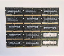 Lot 15 Mixed Brands 8GB PC3L-12800S DDR3 Laptop Ram Memory 112GB Total