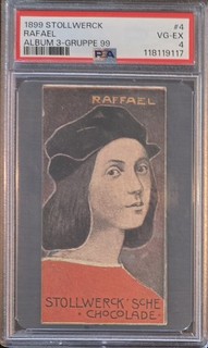 1899 Stollwerck Raffael PSA 4! [Album 3 Gruppe 99] Very Rare! Auction!