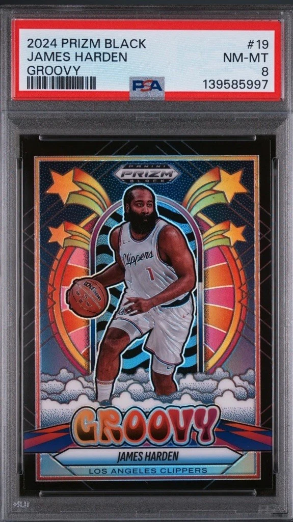 James Harden Professional Sports Authenticator (PSA) Basketball