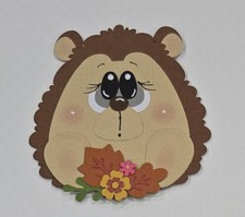 Little Fall Hedgehog. Scrapbook, Card Making Paper Piecing