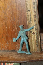 Vintage Plastic Toy Soldier Tim Mee Police Man
