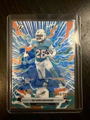 2026 Topps Resurgence De'Von Achane Miami Dolphins #63 Auto /99