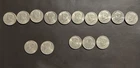Mixed Lot Of 15 Half Dollar Kennedy Coins. Mixed Dates.