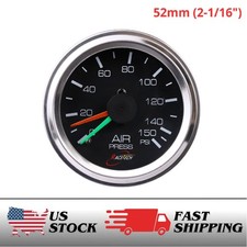 RACETECH 52MM 150PSI Dual Needle Mechanical A...