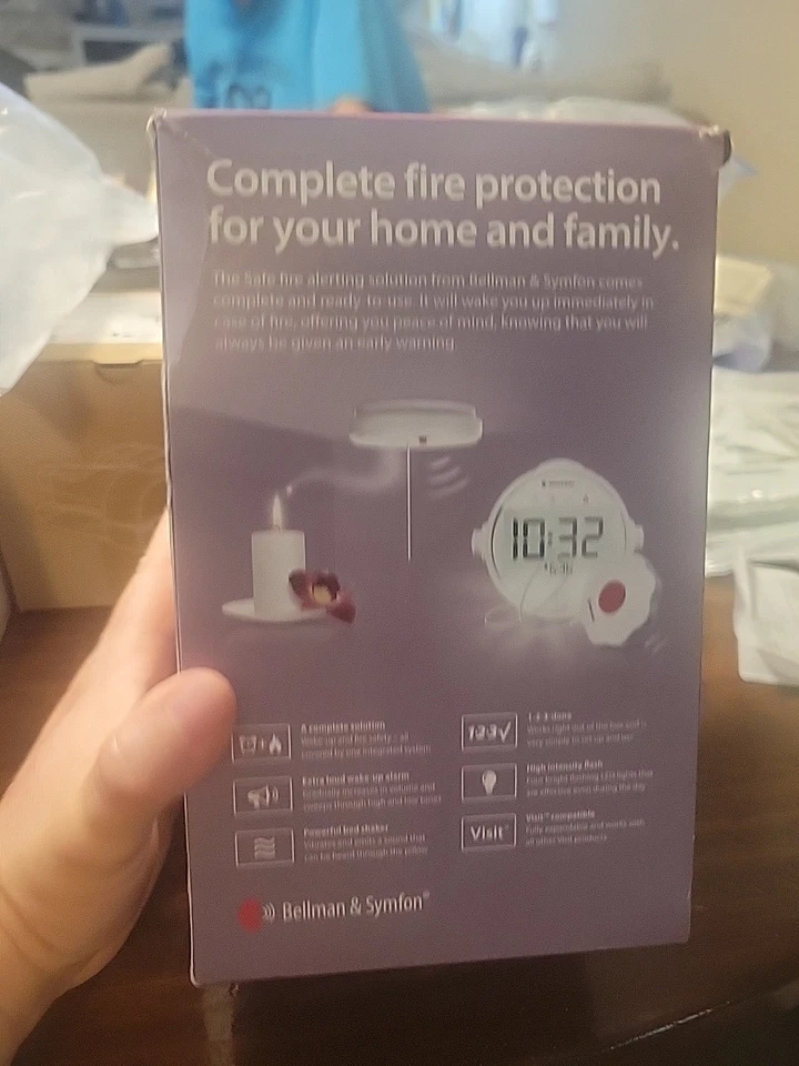 Bellman & Symfon Alarm Clock Smoke Transmitter Safety Brand New - Image 2 of 4