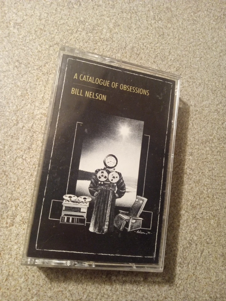 Bill Nelson of Be Bop Deluxe - A Catalogue of Obsessions 1989 Enigma Cassette Foto 2 de 4