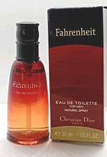 Vintage 1996 FAHRENHEIT by Dior 30 ml Spray 1 fl oz edt Box 