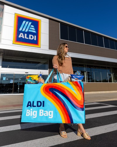 2025 The ALDI Big Bag Heritage Rainbow Stripe LIMITED EDITION - Picture 3 of 9