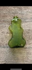 Blenko Handmade 9616 Kiwi Puzzle Piece Squiggly Wiggly Green Glass Vase