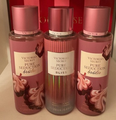 NEW VS LIMITED EDITION PURE SEDUCTION BRULEE & PURE SEDUCTION BLISS MISTS