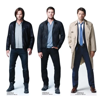 Supernatural Table Top Cardboard Cutouts Pack of 3 Desk Standees 31cm Winchester