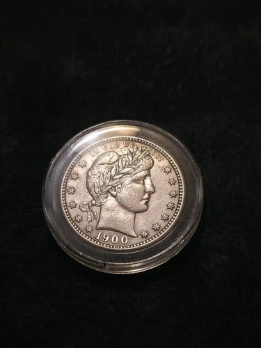 1900-S Barber quarter dollar