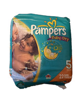 2009 Pampers Baby Dry Size 5 Vintage 27 count
