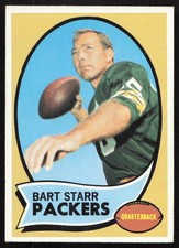 1970 Topps #30 Bart Starr Green Bay Packers PACK FRESH NR-MINT NO RESERVE!