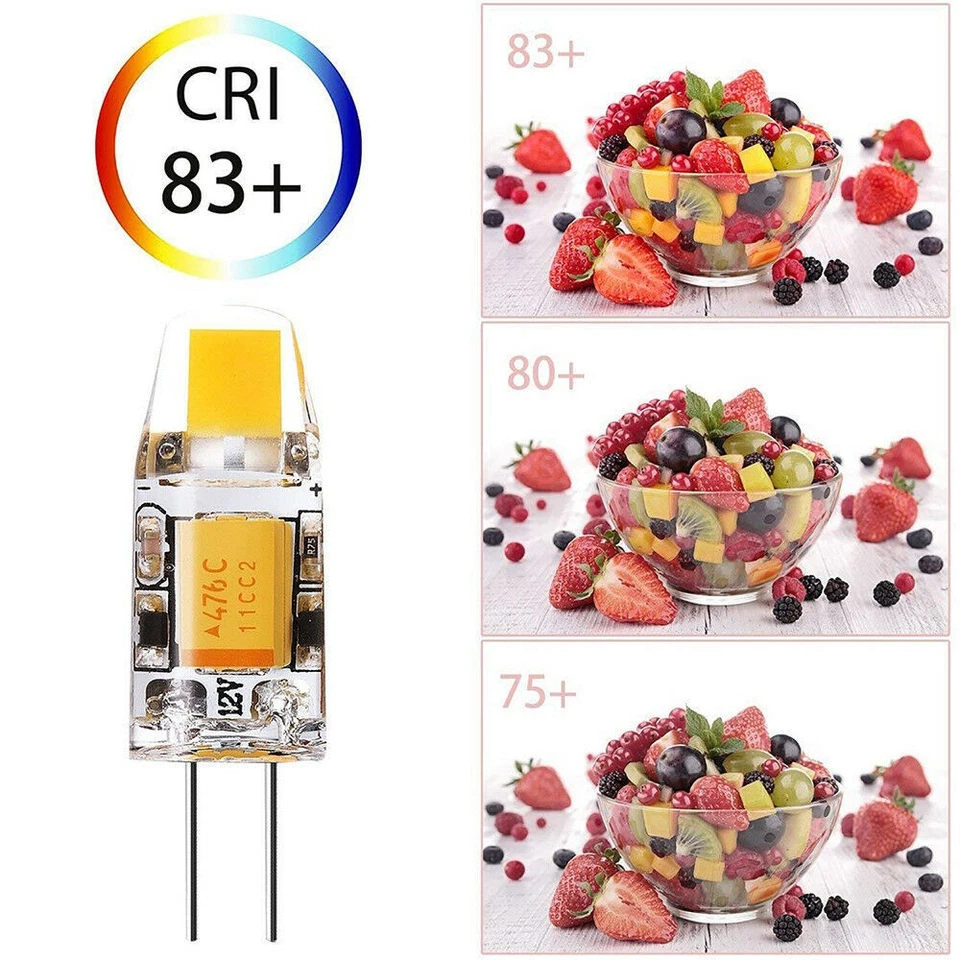 Dimmable G4 LED COB Bulbs 6W Capsule Lamp Replace Halogen Bulb AC DC 12V - Image 4 of 4