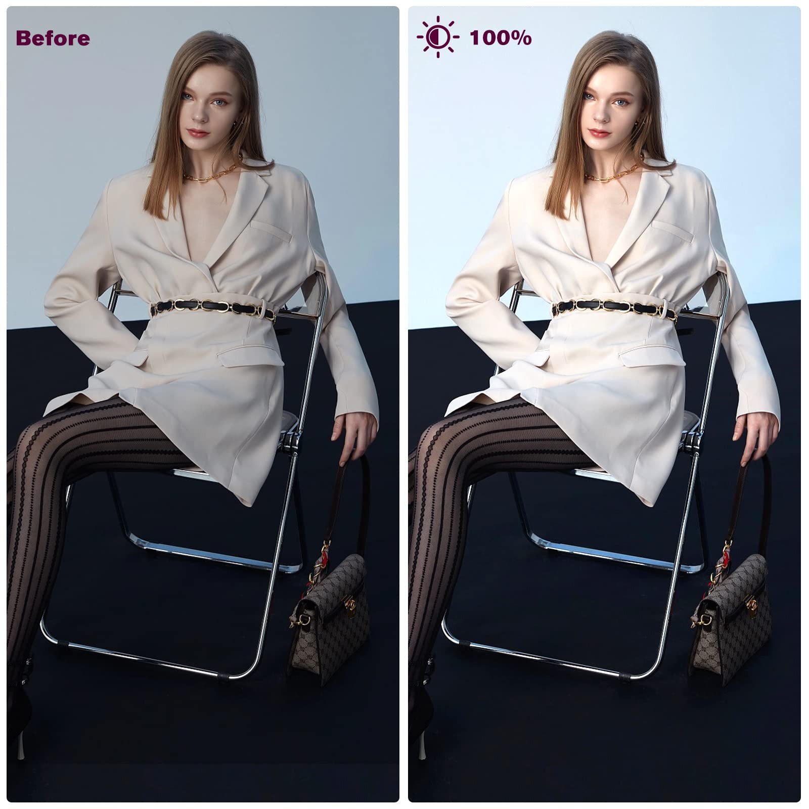 Photography Lighting Kit Dimmable 5600K USB Led Video Studio Streaming Lights