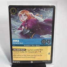 Anna Braving the Storm 137/204 Cold Foil Ursula's Return Disney Lorcana NM Card