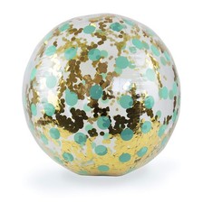 Gift Republic Extra Large Glitter Beach Ball, Blue