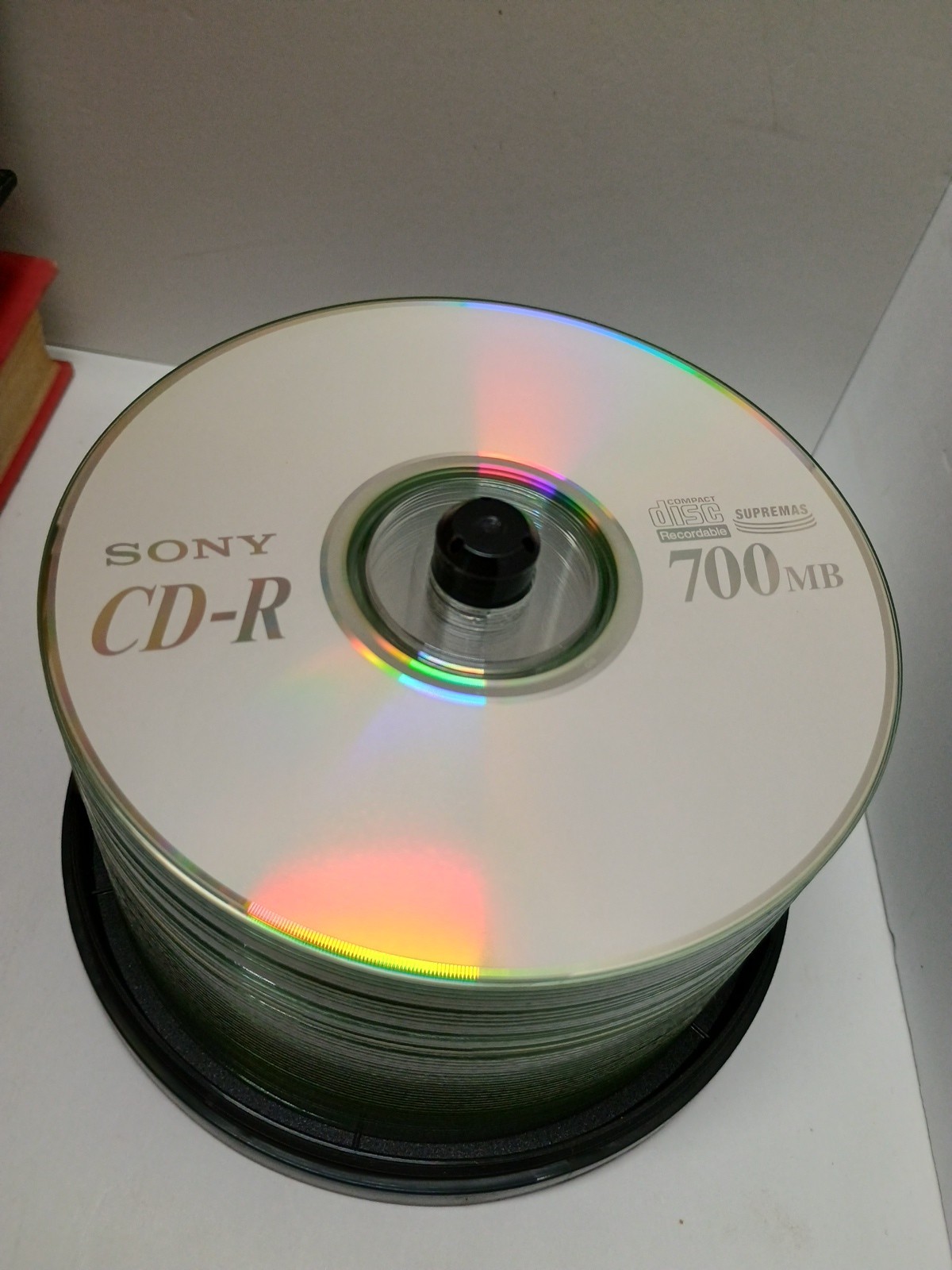 NEW Sony Blank Music CD-R CDR 80 minute Digital Audio 50 Pack Media Disc Open