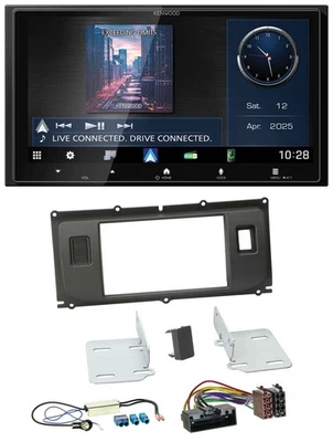 Kenwood Bluetooth 2DIN USB DAB MP3 Autoradio für Land Rover Evoque Blindstopfen - Bild 1 von 4