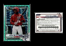 2021 Bowman - Chrome Prospects Aqua Refractor - #BCP-25 Jeremy De La Rosa