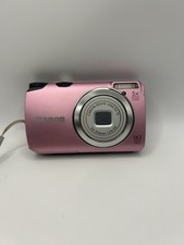 Canon PowerShot A3200 IS Pink 14.1MP Digital Camera Excellent Tested Japan