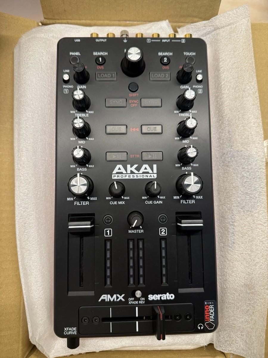 Akai Professional AMX DJ Mixer Midi Controller for Serato DJ