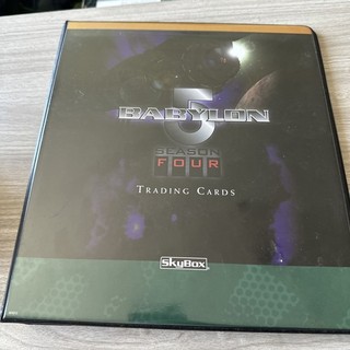 1998 Babylon 5 Staffel 4 Karten Mappe mit vielen Karten vielleicht komplett SciFi