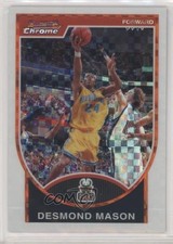2007-08 Bowman Draft Picks & Stars Chrome X-Fractor 34/50 Desmond Mason #98 3g8