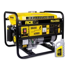 Portable Gas Generator 4350W, 3600W Rated, 30A Outlet, CARB Legal, Aceup Energy