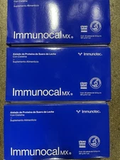 3 Boxes Immunocal Mx regular Blue 90 Pouches by Immunotec Exp 2027