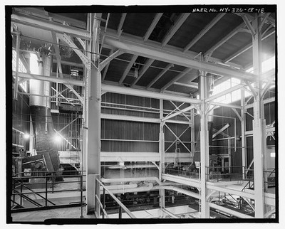 Photo:Industrial Plant Interior 1900s Steel Framework Machinery Factory