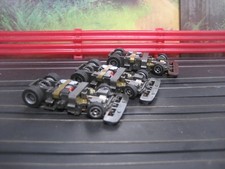 NEW TYCO Slot car Lot of 3 TCR Wide Chassis with Gray wheels