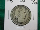 1915    Barber Half Dollar  Item # 12673