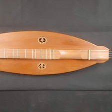 Mountain Dulcimer 4-String Walnut Shells in Sound Holes Solid Woods