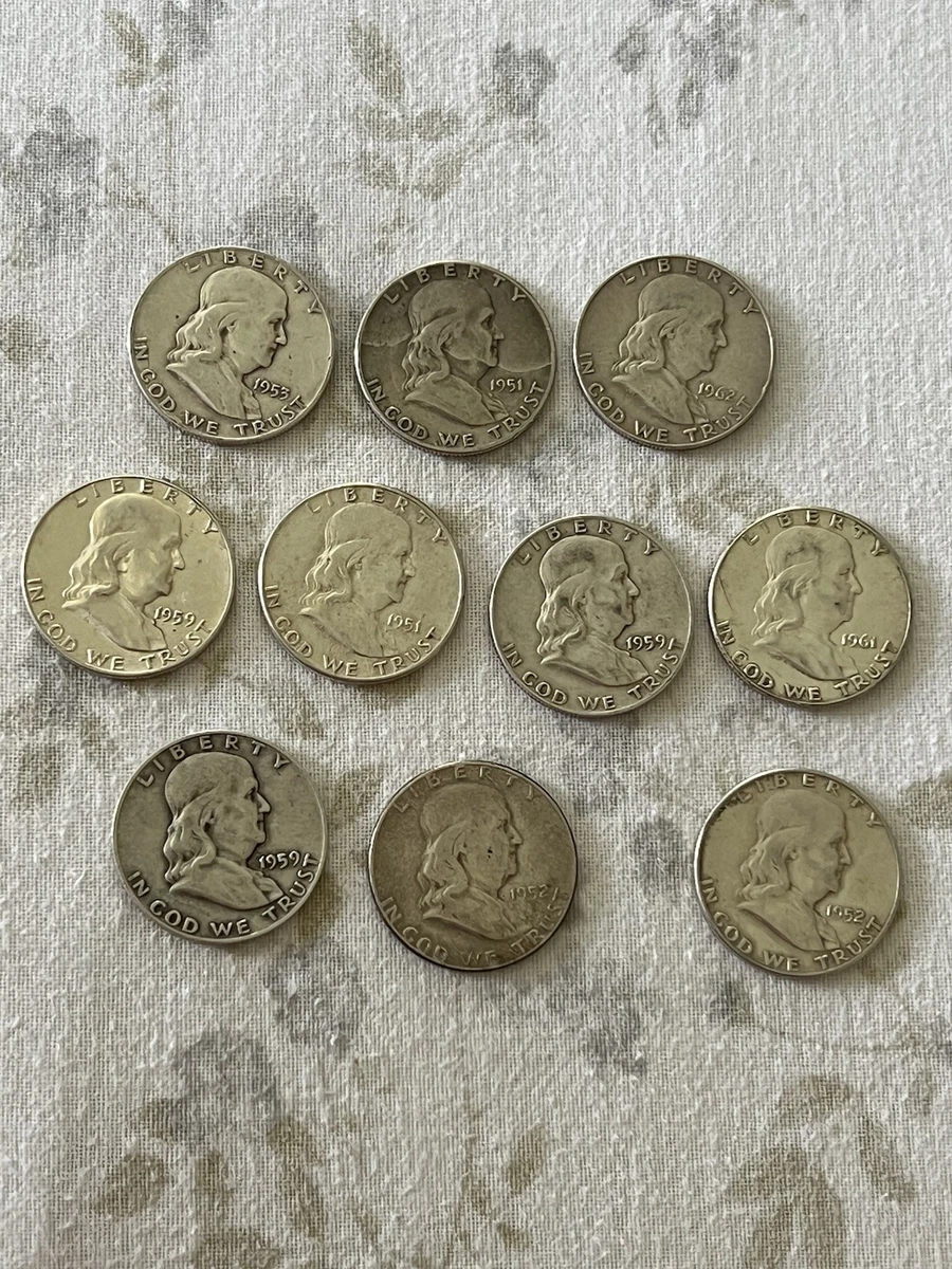 Circulated Franklin Half Dollars (1948-1963) for sale | eBay