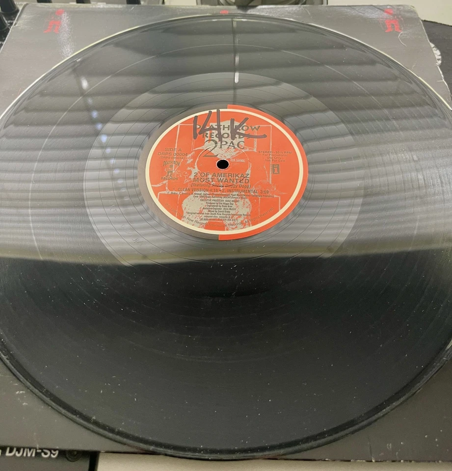 2Pac & Snoop Dogg - 2 Of Amerikaz Most Wanted OG 1996 Press 12" PROMO VG+/VG - Image 3 of 3