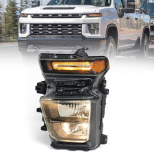 2020-23 Silverado 2500HD 3500HD Headlight Assembly Pair Compatible Replacement