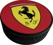 Ferrari Logo Hockey Puck