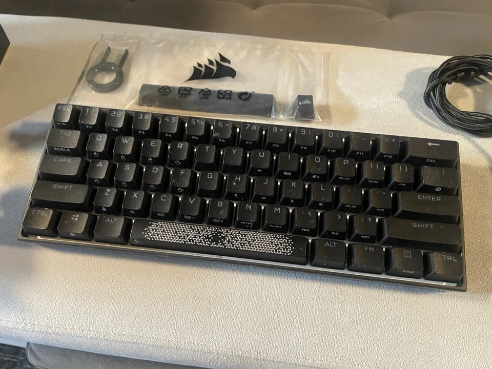 Corsair K65 RGB Mini 60% Mechanical Gaming Keyboard, Cherry MX Brown Keyswitches - Image 4 of 4