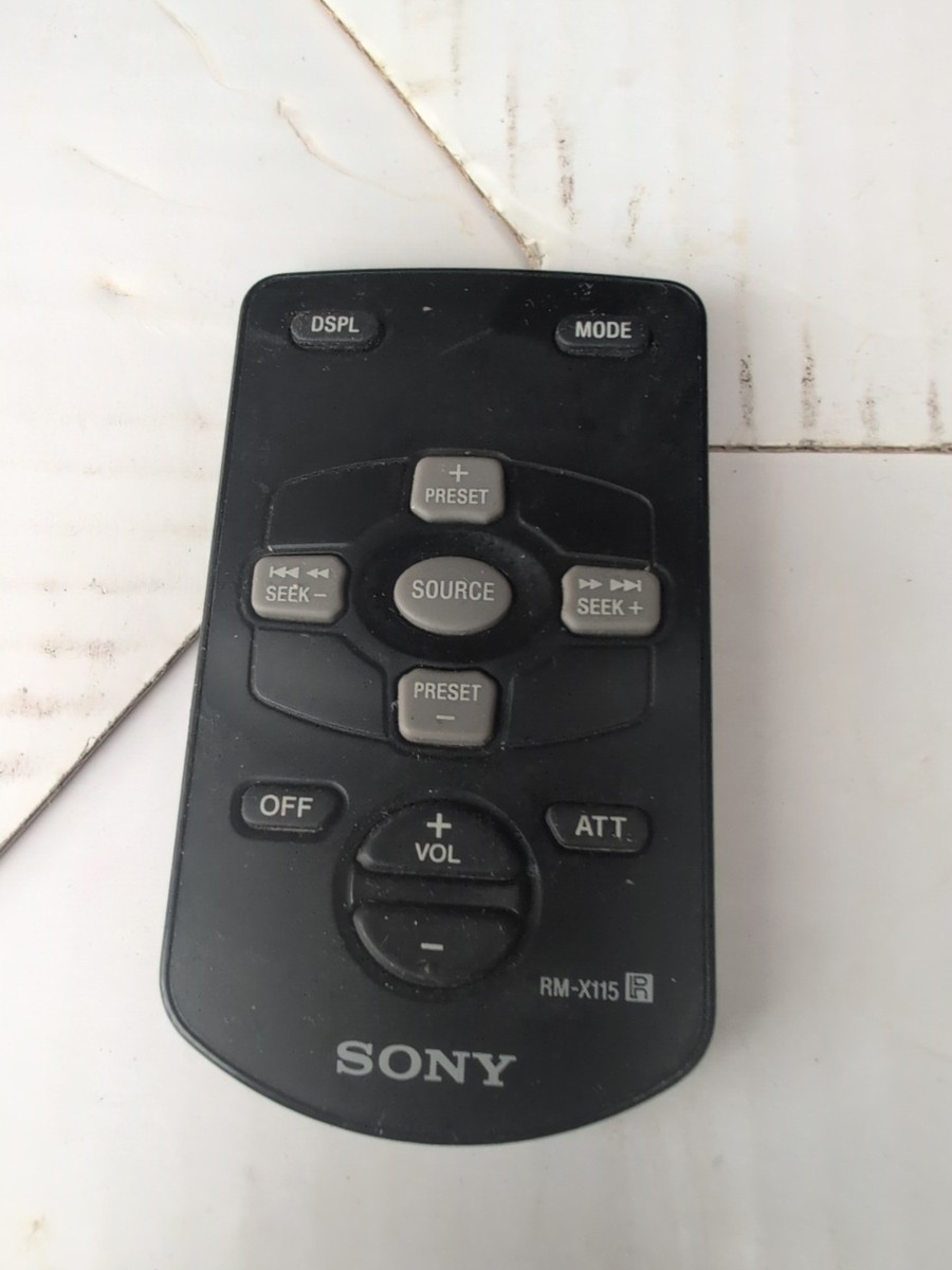 Genuine Sony RM-X115 Remote Control CDXL510X CDXL350 CDXMP40