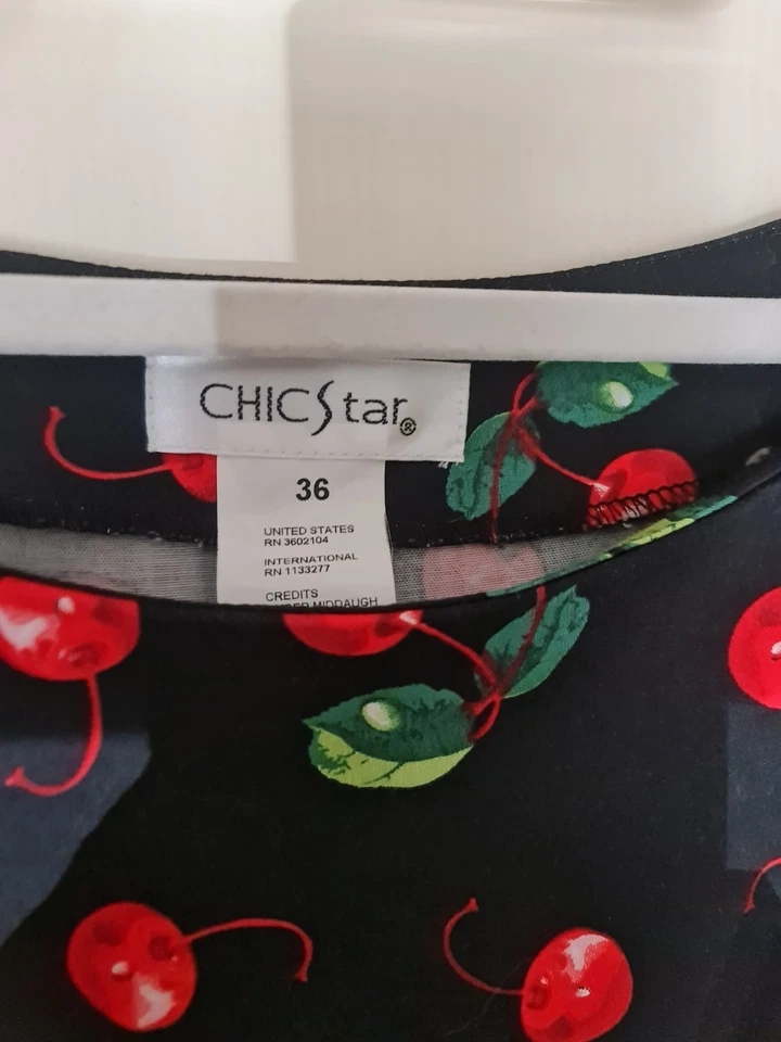 50s Style Rockabilly Dress Cherry's  - image 3 of 4