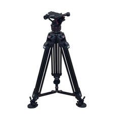 Manfrotto Nitrotech 608 Fluid Video Head  Aluminium 645 Fast Twin Video Tripod