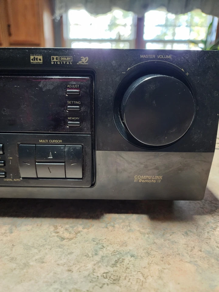 JVC RX-6008V Audio/Video Control Receiver Dolby Digital Surround, Used, W/wires - Image 3 of 4