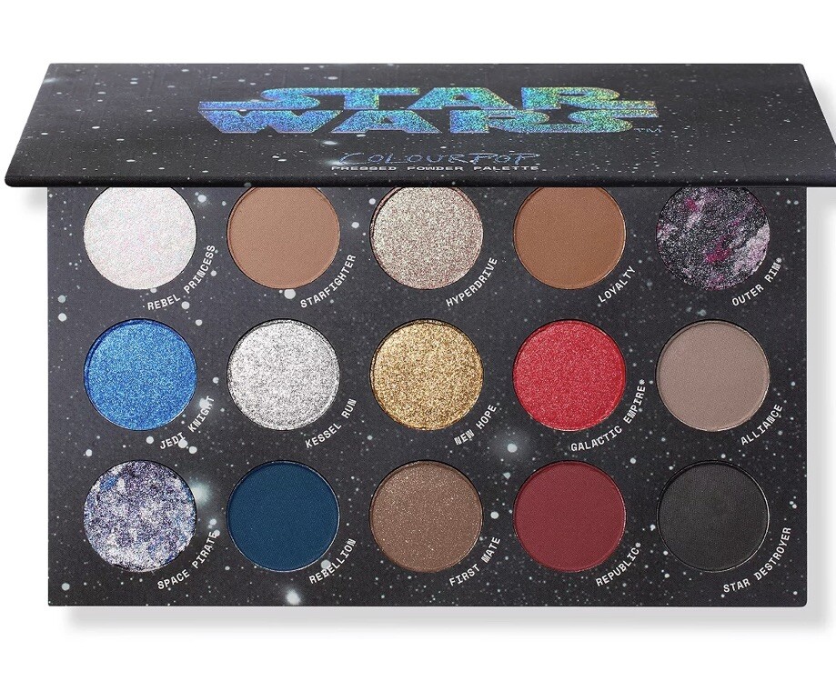 Colourpop X Star Wars Eyeshadow Palette 15 Pan 🌑🛸🌟🌠 SOLDOUT | eBay